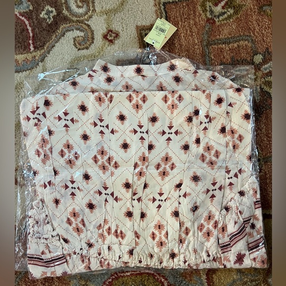 NWT In Packaging Stetson GAUCHO HERRINGBONE DRESS Size Large Cream Pink Western - Picture 6 of 9